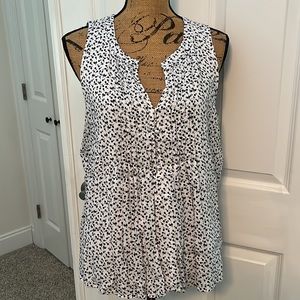 Loft sleeveless blouse